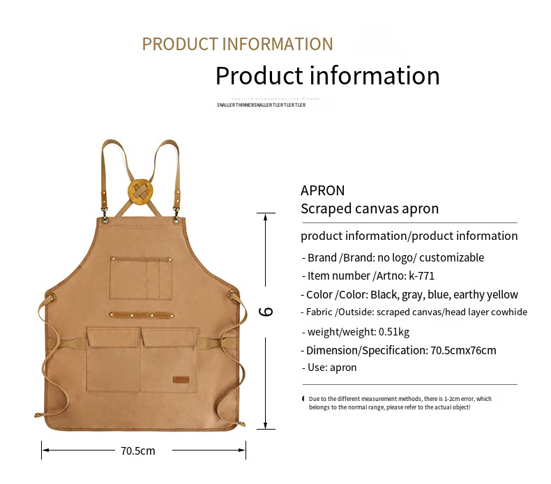 Custom gardening aprons waterproof